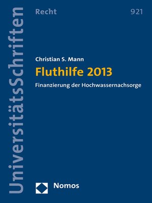 cover image of Fluthilfe 2013